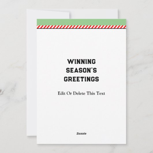 Fußball-Team Weihnachten (Rückseite)