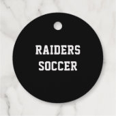 Fußball Teamname oder Text Custom Sports Real Geschenkanhänger (Rückseite)