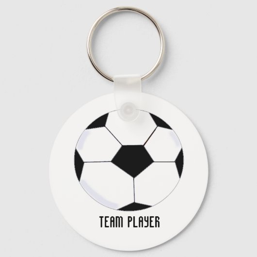 Fußball - Teamspieler Schlüsselanhänger (Vorderseite)