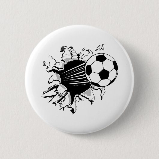Fußball Tearout Button (Vorderseite)