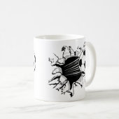 Fußball Tearout Kaffeetasse (VorderseiteRechts)