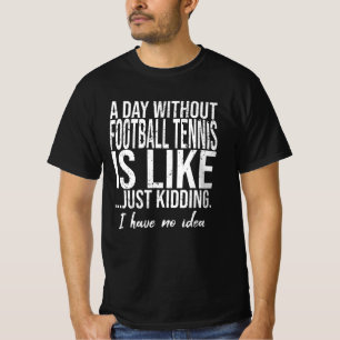 Fußball-Tennis-Geschenkidee T-Shirt