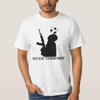 Fußball-Terrorist-Wert-T-Shirt T-Shirt