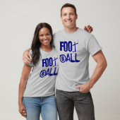 Fußball-Text-T - Shirt (Unisex)