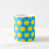 Fußball-Texturmuster  Kaffeetasse (Mittel)