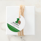 Fußball Thema 1 Jahr bis zum Geburtstag Geschenkanhänger (Beispiel)