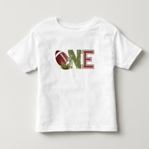 Fußball Thema 1 Jahr bis zum Geburtstag Kleinkind T-shirt