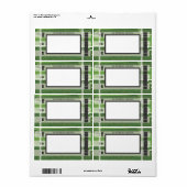 Fußball-Thema Drucken Sie Ihre eigene Adresse Etik (Vorne)