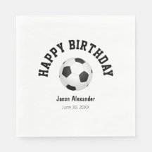 Fußball Thema Geburtstagsfeier Papier Servietten