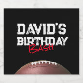 Fußball Thema Geburtstagsparty Bierflasche Etikett (Einzelnes Label)