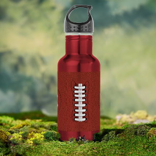 Fußball Thema Monogram Number Sport Wasserflasche