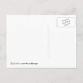 Fußball Thema Party Einladung Postkarte bearbeiten (Rückseite)