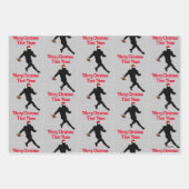 Fußball Thema Weihnachtsgeschenk Wrap HAMbyWG Geschenkpapier Set (Vorderseite 2)