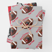 Fußball Thema Weihnachtsgeschenk Wrap HAMbyWG Geschenkpapier Set (Beispiel)