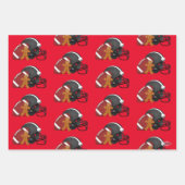 Fußball Thema Weihnachtsgeschenk Wrap HAMbyWG Geschenkpapier Set (Vorderseite 3)