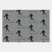 Fußball Thema Weihnachtsgeschenk Wrap HAMbyWG Geschenkpapier Set (Vorderseite 2)