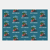 Fußball Thema Weihnachtsgeschenk Wrap HAMbyWG Geschenkpapier Set (Vorderseite 3)