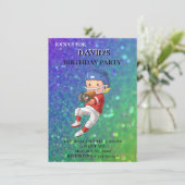 "FUSSBALL"-THEMEN BEGRÜSSEN GEBURTLICHE EINLADUNGE EINLADUNG (Stehend Vorderseite)