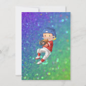 "FUSSBALL"-THEMEN BEGRÜSSEN GEBURTLICHE EINLADUNGE EINLADUNG (Rückseite)