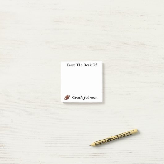 Fußball-Themennotizen Post-it Klebezettel (Auf Schreibtisch)