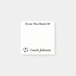 Fußball - Themennotizen Post-it Klebezettel