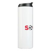 Fußball Thermosbecher (Nach links gedreht)