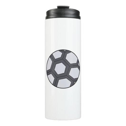 Fußball Thermosbecher (Vorderseite)