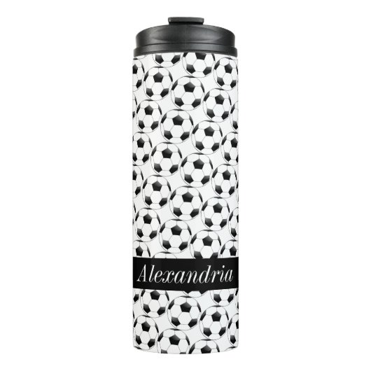 Fußball Thermosbecher (Vorderseite)