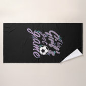 Fußball "This Girl`s got Game" Badehandtuch (Badehandtuch)