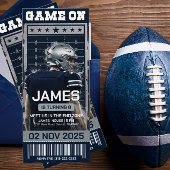 Fußball-Ticket Einladung zum Geburtstag, digital