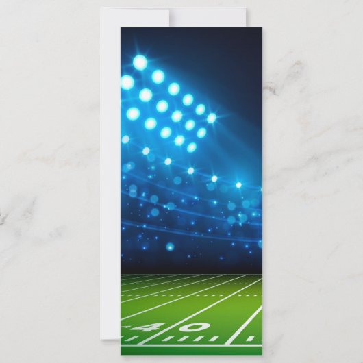 Fußball Ticket Geburtstag Einladung (Rückseite)