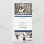 Fußball-Ticket Hochzeit Sichern Sie das Datum Save The Date (Rückseite)