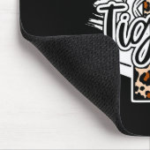 Fußball-Tiger-Schulsport-Fan-Teamgeist Mousepad (Ecke)