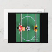 Fußball-Tischspiel Postkarte (Vorne/Hinten)