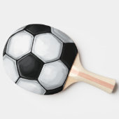 Fußball Tischtennis Schläger (Seitenansicht)