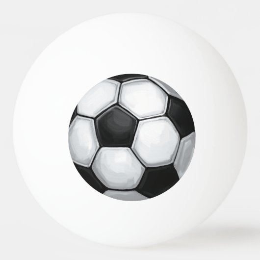 Fußball Tischtennisball (Vorderseite)