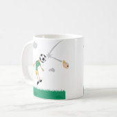 Fußball-Titel Kaffeetasse (Vorderseite Links)