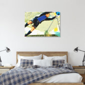 Fußball-Torballer Leinwanddruck (Insitu (Schlafzimmer))
