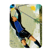 Fußball-Torballer Magnet (Vertikal)