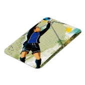 Fußball-Torballer Magnet (Linke Seite)