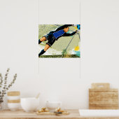 Fußball-Torballer Poster (Küche)