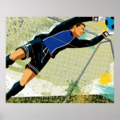 Fußball-Torballer Poster (Vorne)