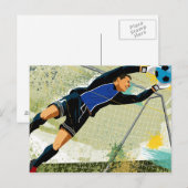 Fußball-Torballer Postkarte (Vorne/Hinten)