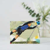 Fußball-Torballer Postkarte (Stehend Vorderseite)