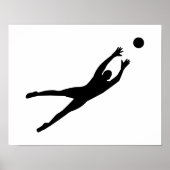 Fußball-Torhüter Poster (Vorne)