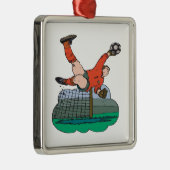 Fußball-Tormann Ornament Aus Metall (Rechts)