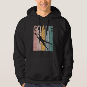 Fußball Torwart Vintage Fußball Torhüter Retro Fuß Hoodie