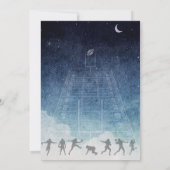 Fußball Touchdown Geburtstagsparty Einladung (Rückseite)