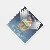 Fußball Touchdown Geburtstagsparty Serviette (Ecke)