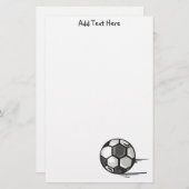 Fußball trägt Briefpapier zur Schau (Vorne/Hinten)